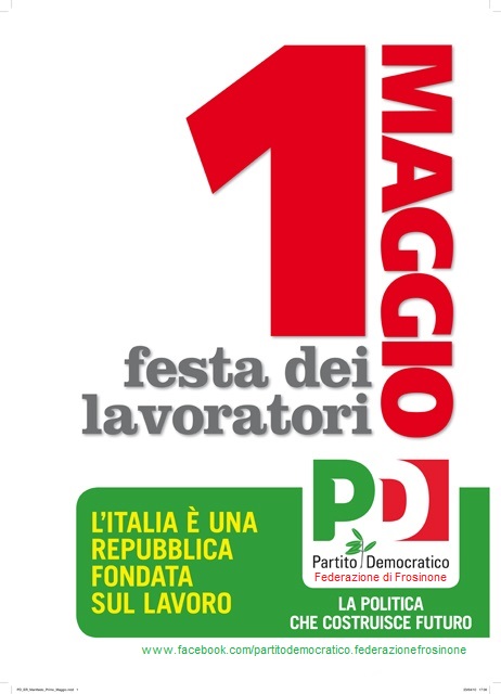 PD FR Manifesto Primo Maggio